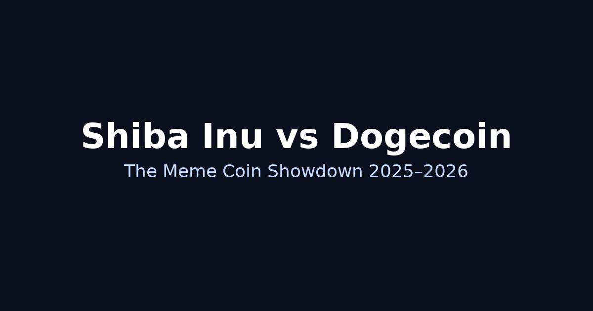 shiba Inu can it overtake dogecoin in 2026?