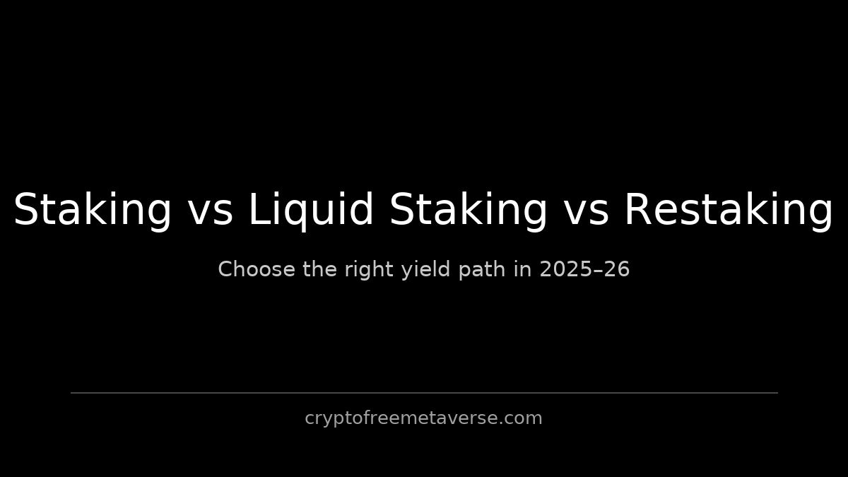 crypto staking in 2025